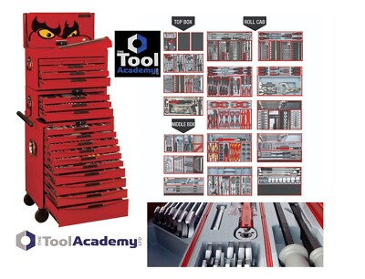 Garage Equipment Tools Sealey Ap2200combocp 6 Drawer Top Chest
