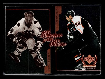 1999-00 UD Century Legends Essence of the Game #E4 Gordie Howe Eric Lindros