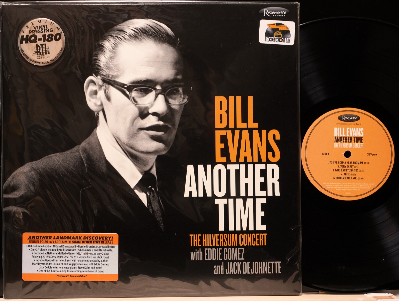米LP Bill Evans Another Time (The Hilversum Concert) HLP9031 RESONANCE RECORDS /00400 BILL EVANS 