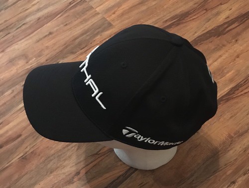 RARE TaylorMade LETHAL Golf Hat Black Baseball Cap Strapback Golfing VGC