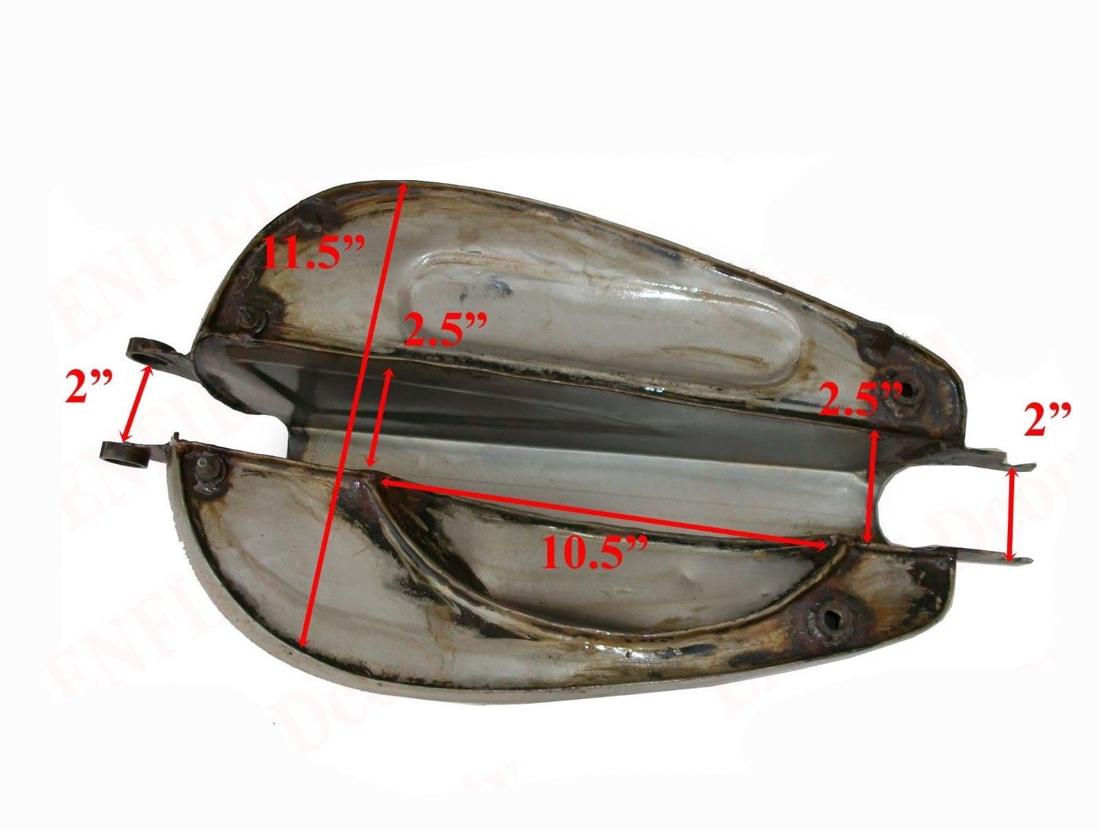 Vintage Velocette Mac 350cc Single 1949 Petrol Gas Fuel Tank Ready to Paint  