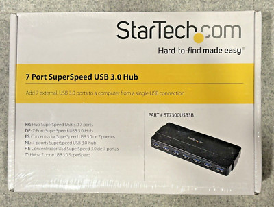 NEW Sealed StarTech.com 7-Port SuperSpeed USB 3.0 Hub