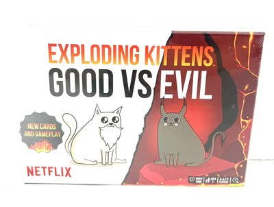 Exploding Kittens Good Vs Evil Card Game BRAND NEW Sealed Netflix