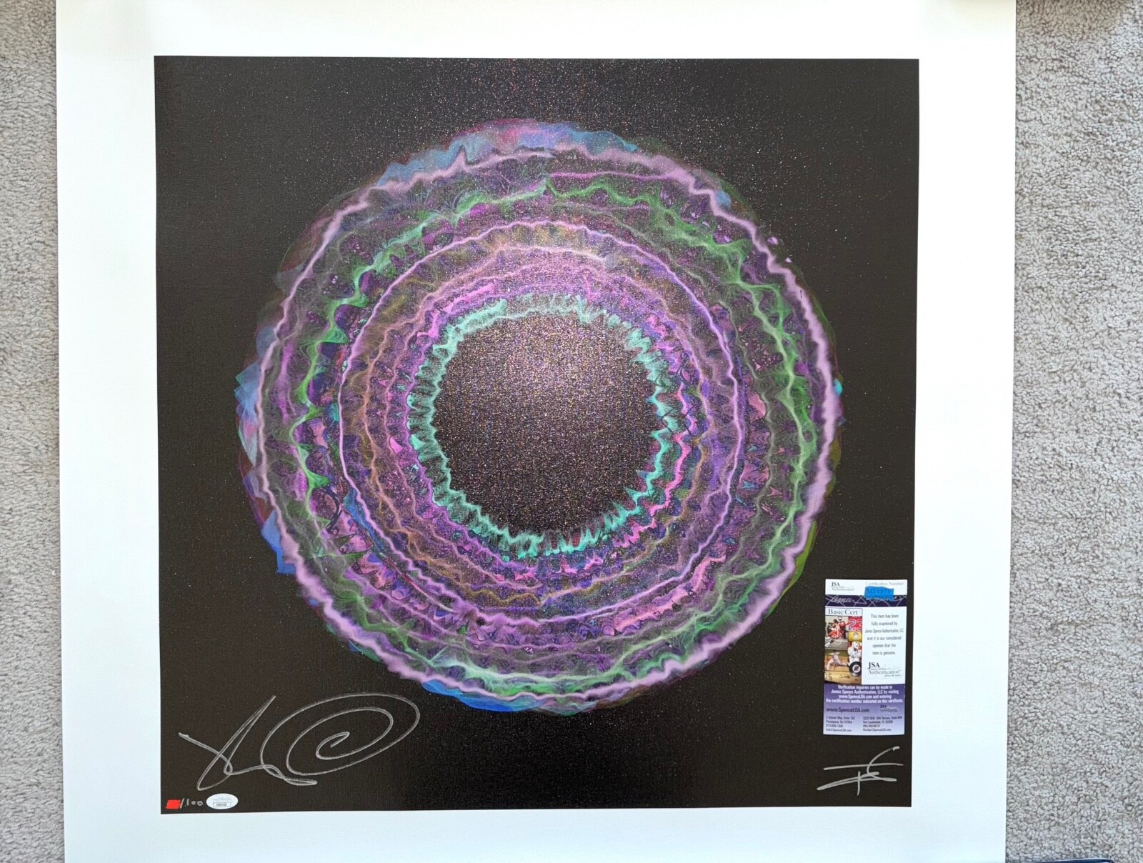 Tame Impala Original 10” + Signed poster Tame Impala Original 10” + Signed poster Tame Impala Original 10