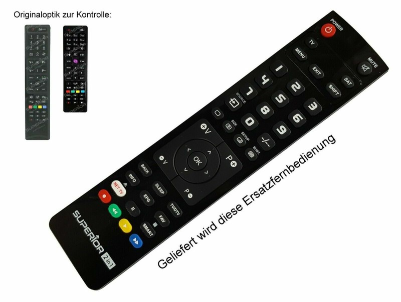 Ersatz Fernbedienung Passend FÃ¼R Telefunken D32h278 A3 / D32h278 B3 / D32h278kt3