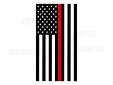 Download American Flag Thin Red Line SVG - Firefighter SVG - Flag ...