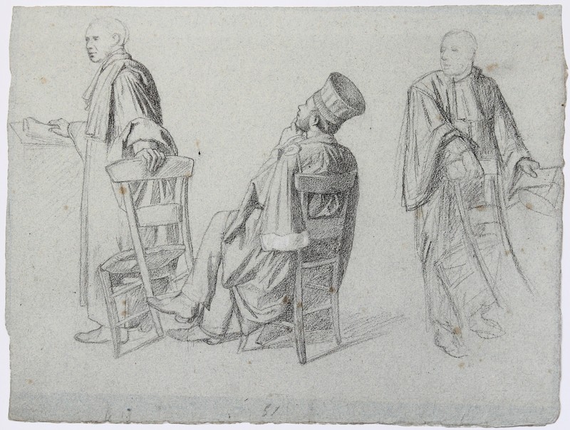 Rabouille XixÃ¨Me Feuille D'Etude 3 Avocats Au Tribunal