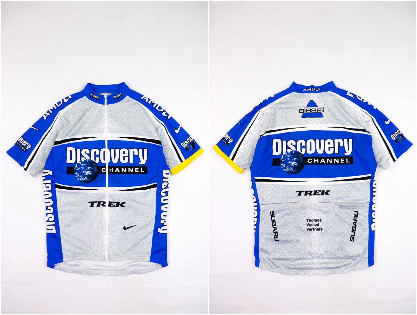Nike 00s Vintage Dri-Fit Discovery Channel Graphics Full Zip