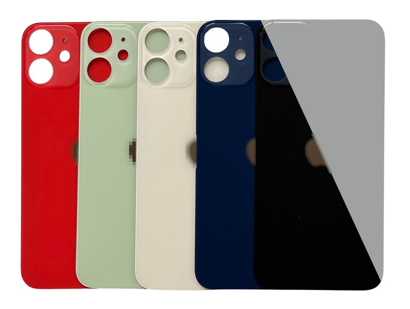 Vitre Arriere Iphone  8 X Xr Xs 11 12 13 14 15 Pro Max Logo Ce Adhesif Gros Trou