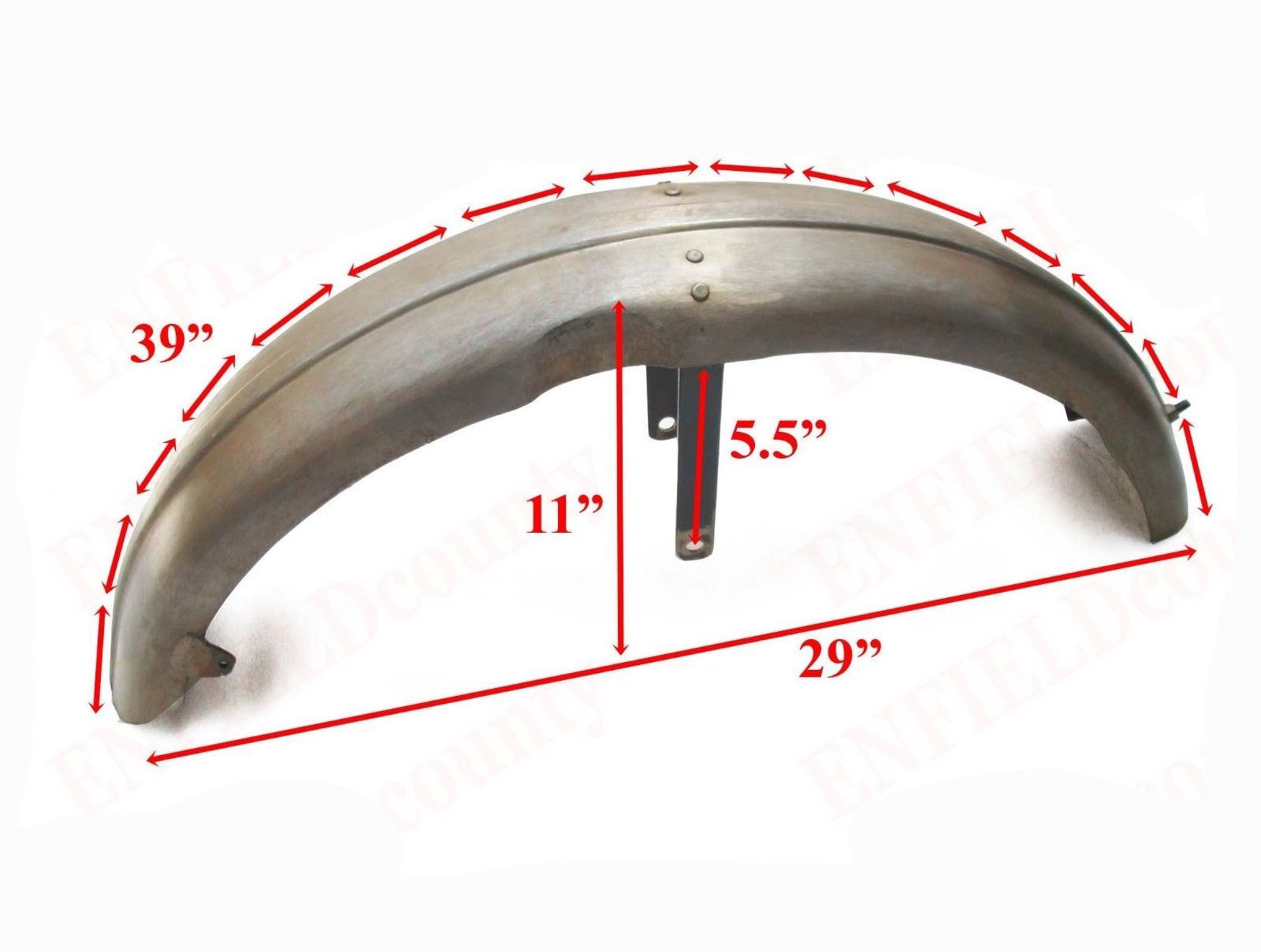 Fits Vintage Triumph 6T 650cc Thunderbird Front & Rear Mudguards Fender  