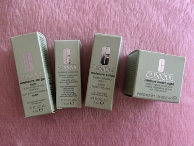 Lot 4 Clinique Moisture Surge Smart Night Travel Size