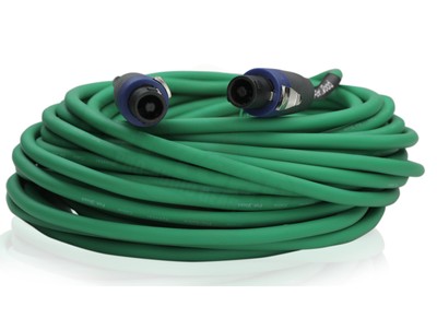 50FT Speakon Cables FAT TOAD (4 PACK Speaker Cords) | Twist Lock Connector Plug