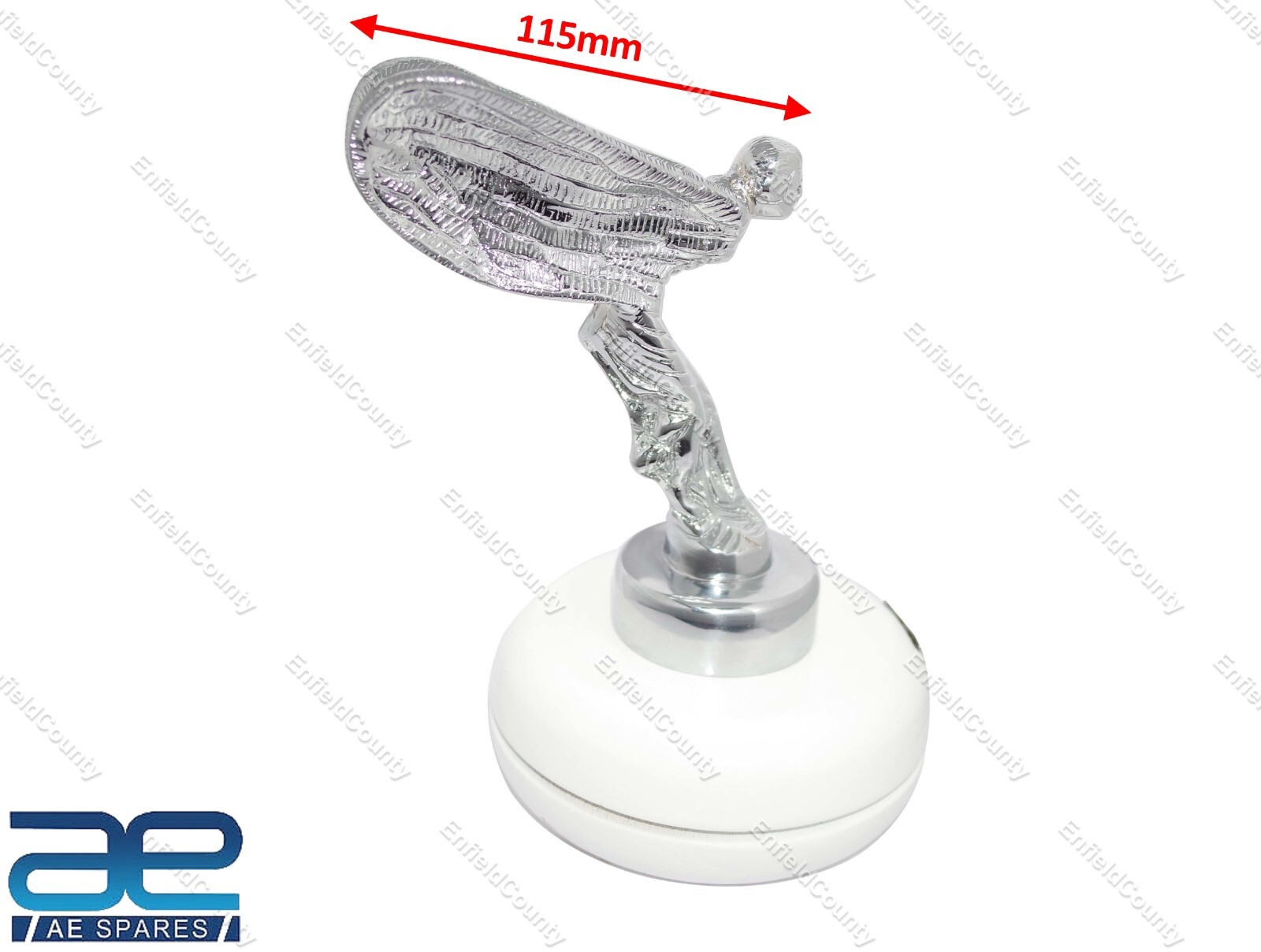 For Rolls Royce Mascot Spirit of Ecstasy Charles Sykes Silver Spirit Lady RR 