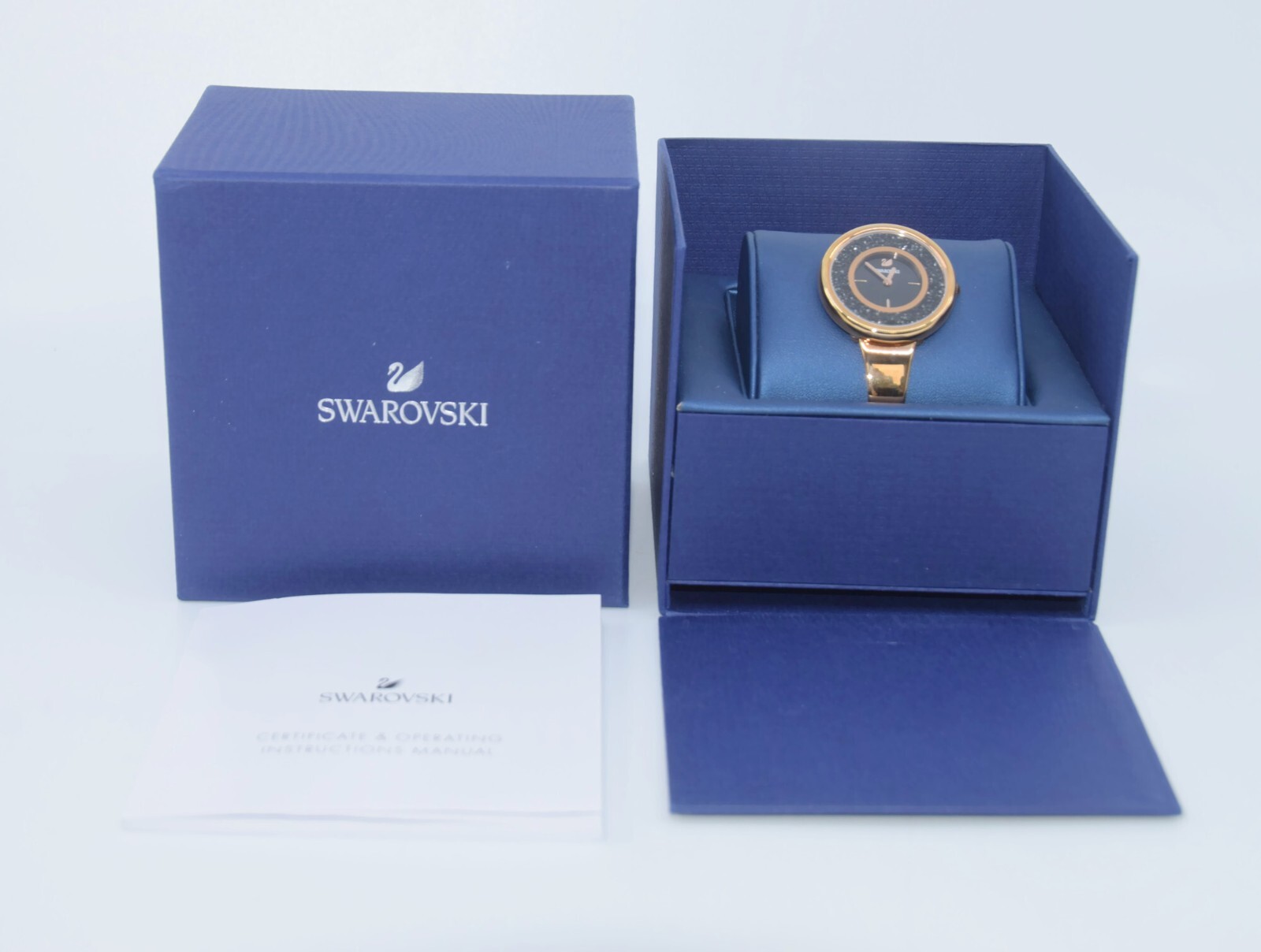 Pre-owned Swarovski Swarosvki Crystalline Pure Stainless Steel Watch 5295334