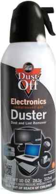 Dust Off Spray Pack 1- 10 oz Electronics Compressed Canned Air Duster Falcon