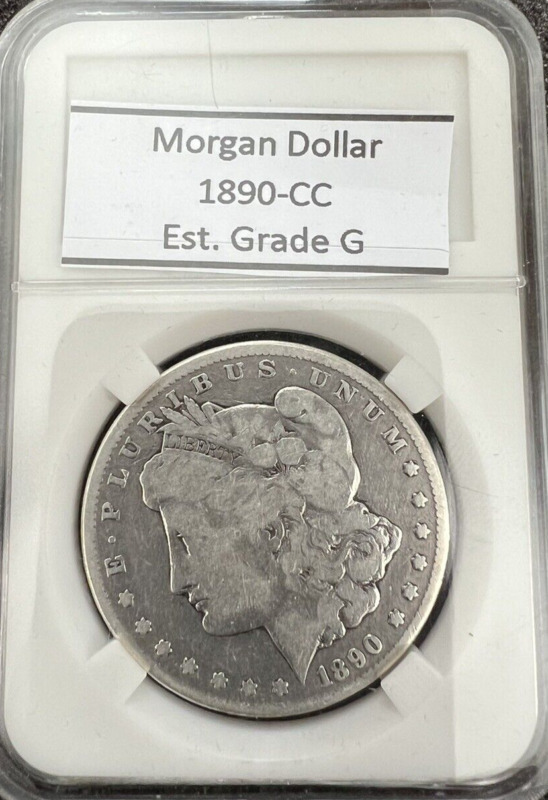 Affordable Key Date 1890-cc Morgan Silver Dollar