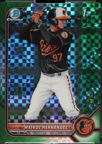 2022 Bowman Chrome Aqua Pink Refractor Cristian Hernandez