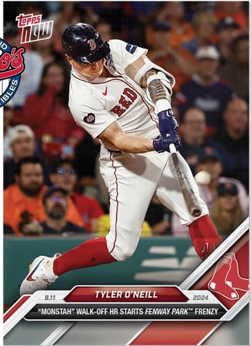 TYLER O'NEILL TOPPS UPDATE YELLOW PARALLEL RED SOX #US273