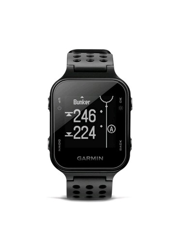 New Men's Garmin Approach S20 GPS Golf Watch Black With 4 Pack Screen Protector
