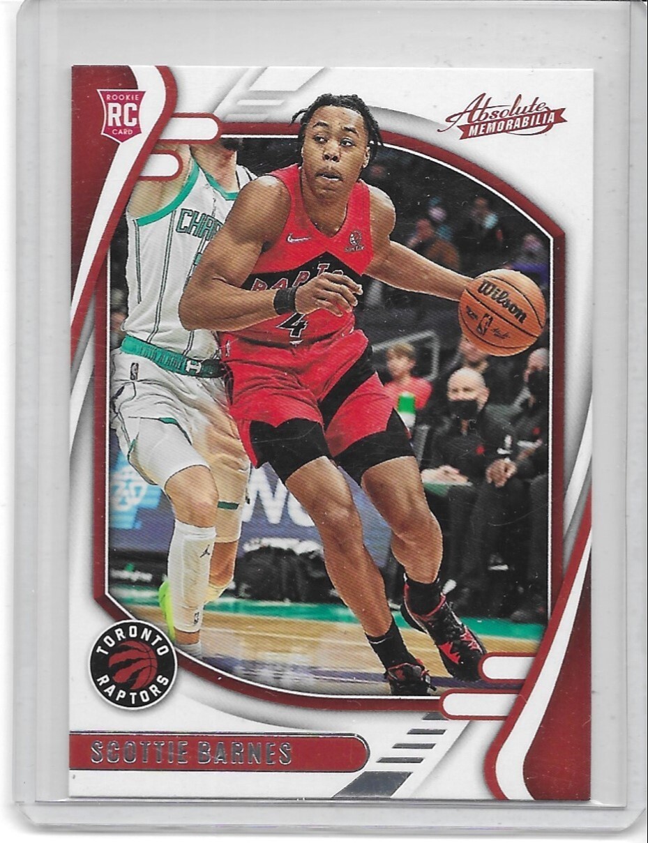 Scottie Barnes 2021-22 Chronicles/Absolute #225 Rookie Card
