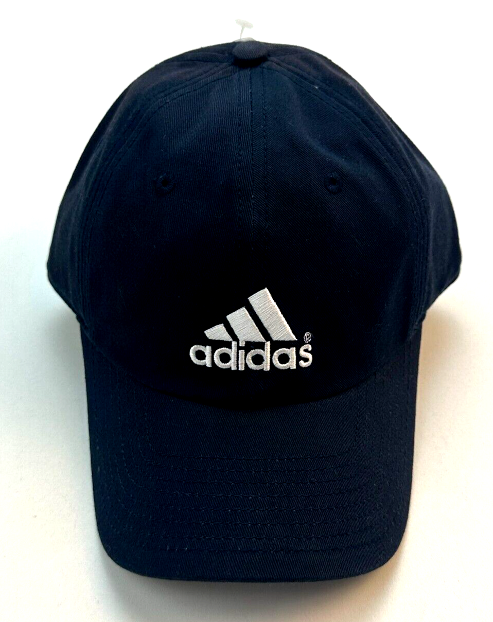Adidas Бейсбольная тренировочная кепка Унисекс Шляпа Хлопчатобумажная мужская женская Темно-синяя Новая