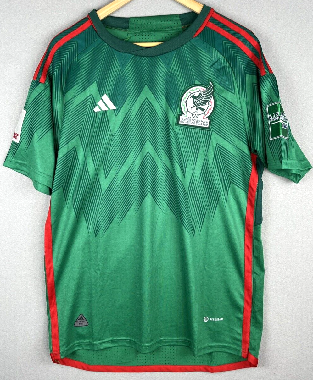 adidas サッカー ジャージ MEXICO 緑　FIFA公式モデル　レア商品 メキシコ代表】アディダス トラックジャケット 刺繡トレフォイル