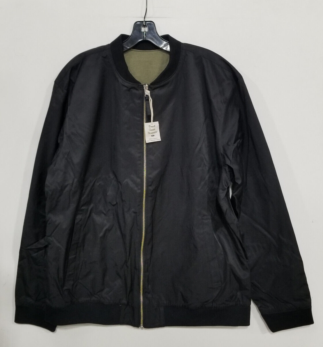 Fresh Clean Threads Military Bomber Jacket sz XL | eBay