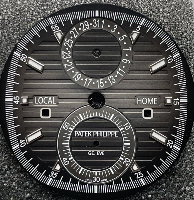 Patek Philippe Nautilus Travel Time Chronograph Steel Watch Dial 5990/1A