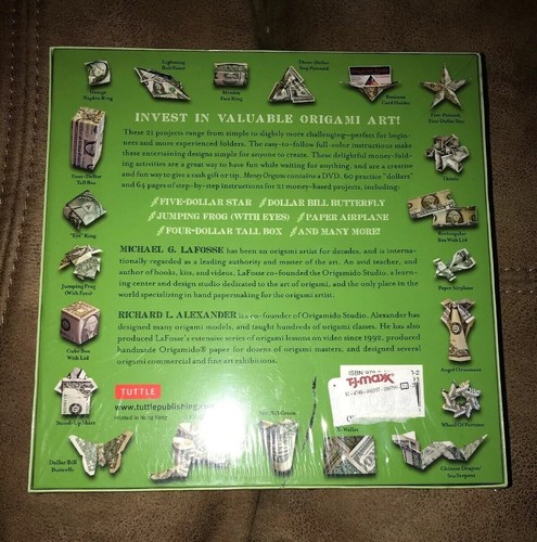 Money Origami Kit Make the Most of Your Dollar 21 Projects with DVD by Tuttle