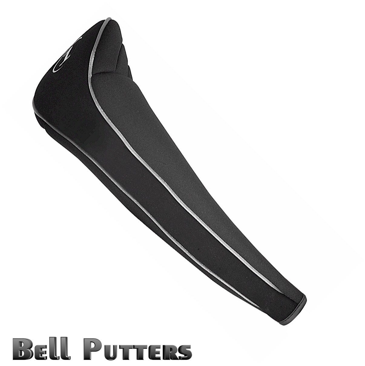 Set of (2) Black Neoprene Wood Golf Head Covers-#1 Driver Wood & #7 Fairway Wood