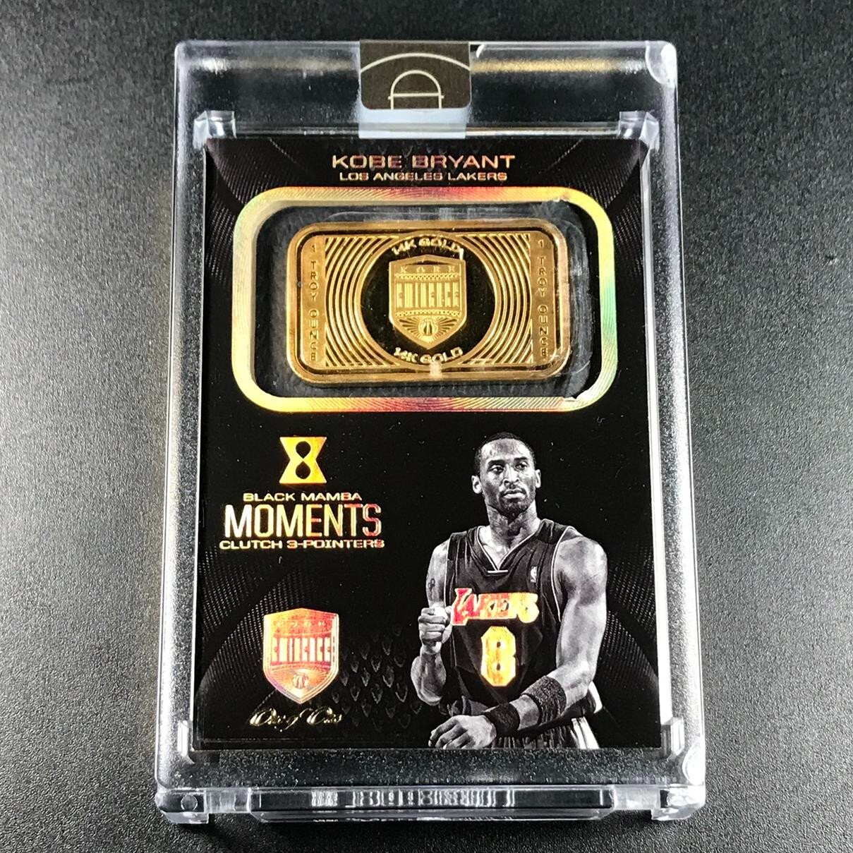 KOBE BRYANT 2017 PANINI EMINENCE #21 TROY OUNCE GOLD BAR
