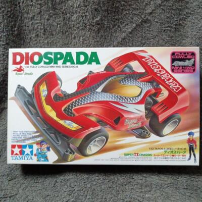 TAMIYA 1/32 Full Cowl Mini 4WD No.18 Diospada Let's & Go