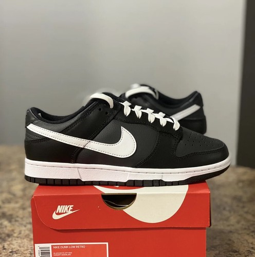 Nike Dunk Low Black White (2022) DJ6188-002 Size 7 Men's