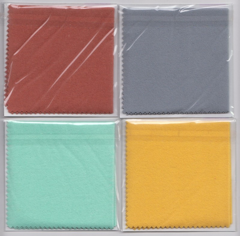 Silberputztuch Pflegetuch Silber Gold Kette Ring Modeschmuck Poliertuch 18x18cm