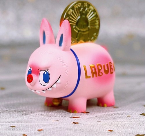 その他 popmart labubu piggy bank POP MART LABUBU Pig Bank Hanging Card 6cm | eBay