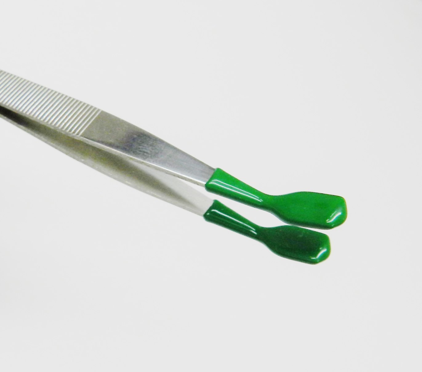 ️ Tweezers Rubber Coated PVC Non Marring Bent Tips Jewelry Hobby Bead