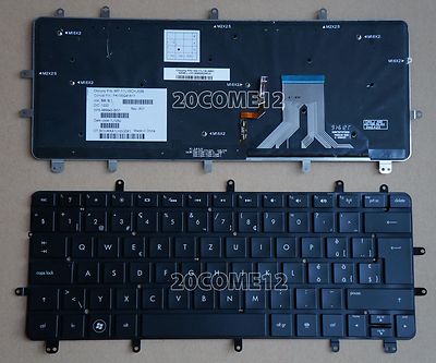 For HP Spectre XT 13-2060ez 13-2100ez 13-2300ez Keyboard Swiss Tastatur Backlit