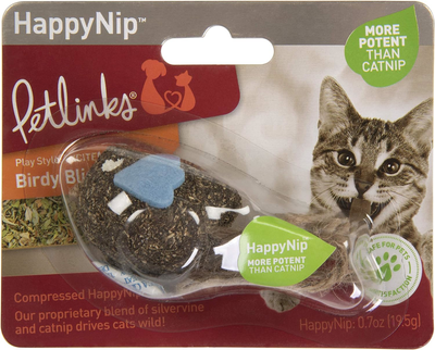 Petlinks, HappyNip Birdie Bliss, Cat Toy, Compressed Catnip and Silver Vine, Con