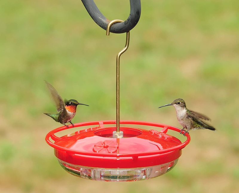 Aspects 430 Hummzinger Highview Mini Hummingbird Feeder,Red/