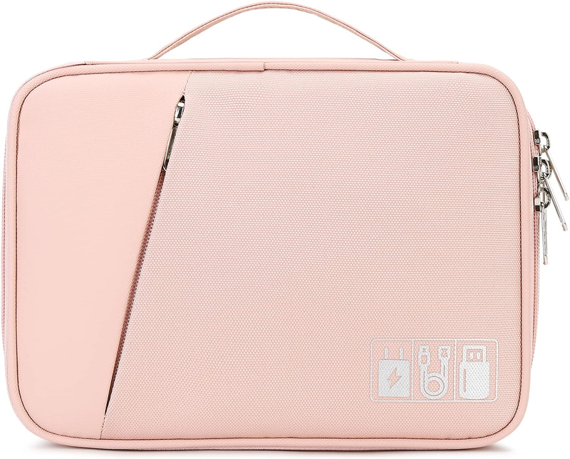 Travel Electronics Organizer Bag, Waterproof Cable Bag for E