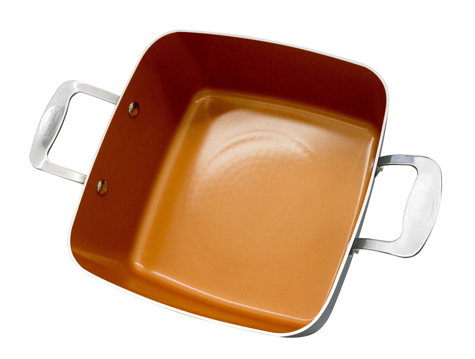 Gotham Steel XL 11" Copper Deep Square All in One 6 Qt Chef Pan 4