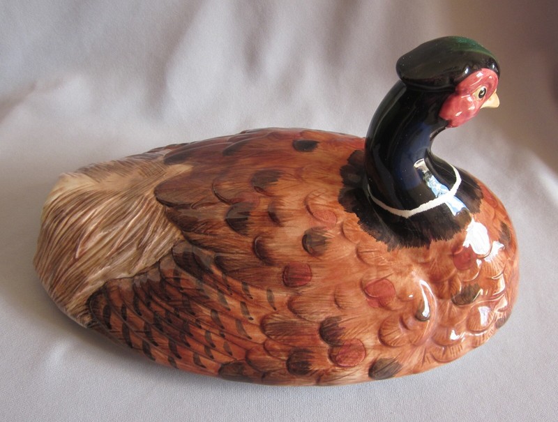Figural Pheasant Tureen LID ONLY Fitz Floyd Wild Berries Pheasant
