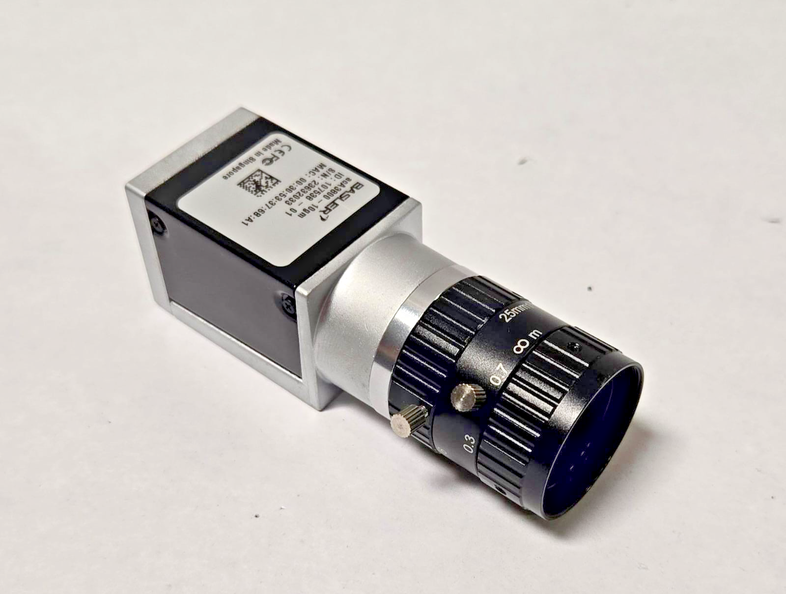 Basler industrial camera acA3800-10gm 25mm1:2.8 2/3"