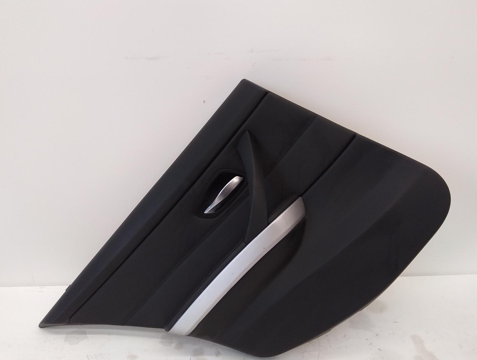 2006 Bmw 3 Series E90 LR DOOR TRIM SEDAN LEATHER BLACK 03/05-01/12  51427217579 image 3