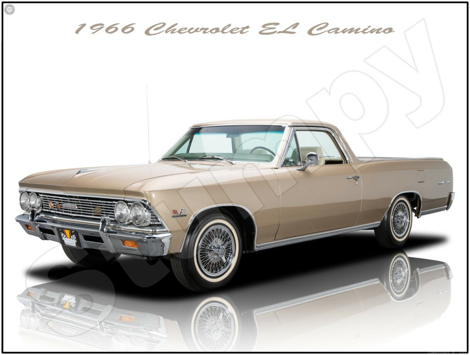 1966 Chevrolet El Camino Metal Sign 9 1966 Chevrolet El Camino Metal Sign 9