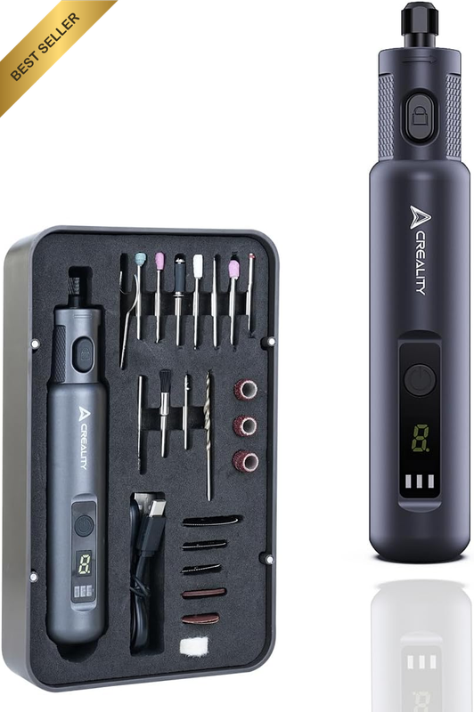Creality Cordless Rotary Tool Kit, Multi-Functional, 6 Variable Speeds, 24Pcs Ac