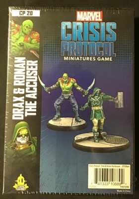 Marvel Crisis Protocol ~ Drax and Ronan the Accuser ~ New and Sealed ~ OEJ