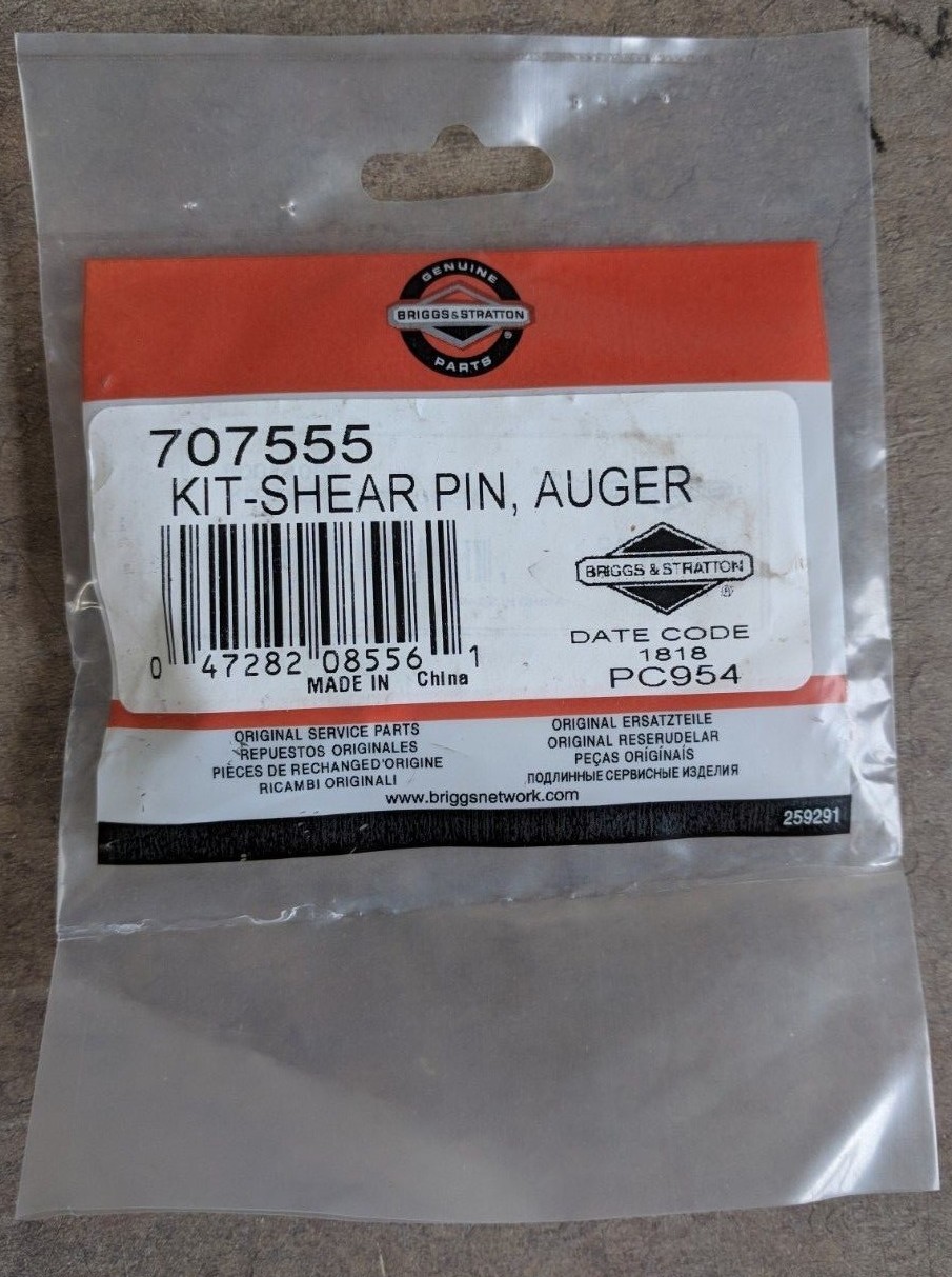 Simplicity Snow Blower Shear Pins Snowbloweri