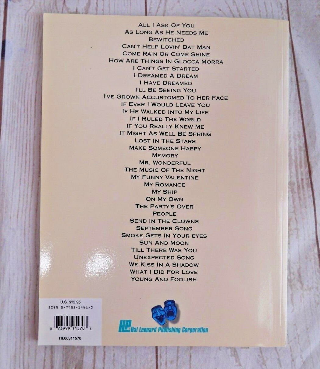 Broadway Ballads Piano Vocal Guitar Music Song Book