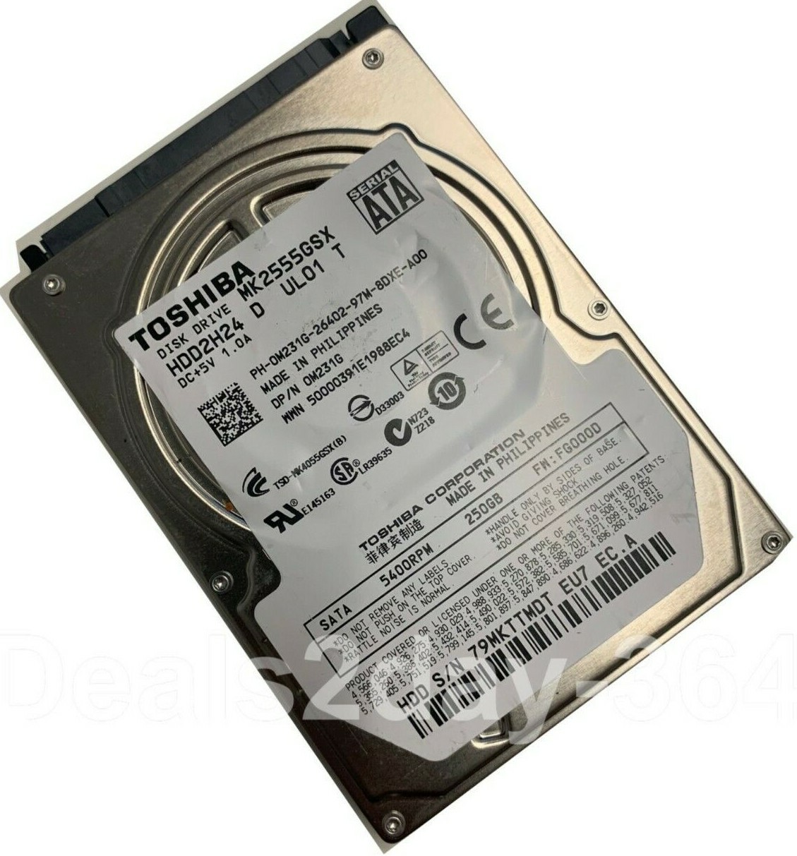 TOSHIBA MK2555GSX 250 GB 2.5 TOSHIBA MK2555GSX 250 GB 2.5